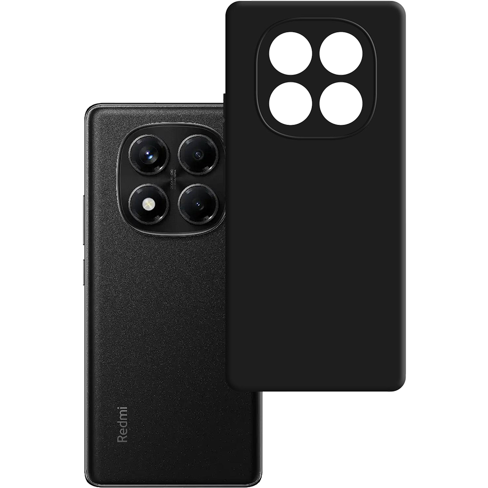 Etui matowe 3mk Matt Case do Redmi Note 14 Pro 4G, czarne.
